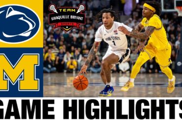 Michigan vs Penn State Highlights | NCAA Men's Basketball | 2024 College Basketball