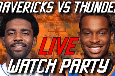 Mavericks vs Thunder Live Watch Party - NBA Regular Season 2023-2024