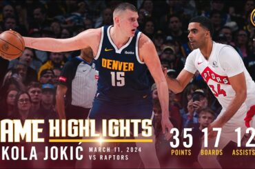 Nikola Jokić With a MONSTER Triple-Double | Full Game Highlights vs. Raptors 🎥