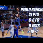 He LITERALLY did not miss!! | Paolo Banchero Highlights vs. Nets 3.14.24