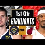 Denver Nuggets vs Miami Heat 1st QTR - PART 2 Highlights | Mar 13 | 2024 NBA Regular Season