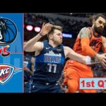 Oklahoma City Thunder vs Dallas Mavericks Full Highlights 1st QTR -P2| Mar 14 | NBA Season 2023-2024