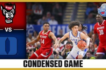 NC State vs. Duke Condensed Game | 2024 ACC Men’s Basketball Tournament