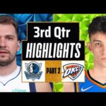 Dallas Mavericks vs Oklahoma City Thunder 3rd QTR-PART 2 Highlight | Mar 14 |2024 NBA Regular Season