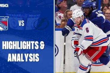 Bolts 3 3rd Period Goals Best Rangers In Tampa | New York Knicks