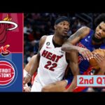 Miami Heat vs Detroit Pistons Full Highlights 1st QTR - P2 | Mar 15 | NBA Season 2023-2024