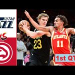 Utah Jazz vs Atlanta Hawks Full Highlights 1st QTR - P1 | Mar 15 | NBA Season 2023-2024