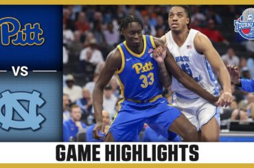 Pitt vs. North Carolina Game Highlights | 2024 ACC Men’s Basketball Tournament