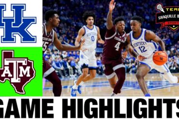 #9 Kentucky vs Texas A&M Highlights | NCAA Men's Basketball | 2024 College Basketball