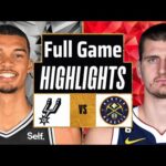 Denver Nuggets vs San Antonio Spurs Full Game Highlights | Mar 15 | 2024 NBA Regular Season