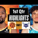 Phoenix Suns vs Charlotte Hornets 1st QTR-PART 2 Highlight | Mar 15 |2024 NBA Regular Season