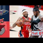 New Orleans Pelicans vs Portland Trail Blazers Full Highlights 1st -P2| Mar 16 |NBA Season 2023-2024