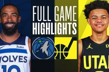 TIMBERWOLVES at JAZZ | FULL GAME HIGHLIGHTS | March 16, 2024