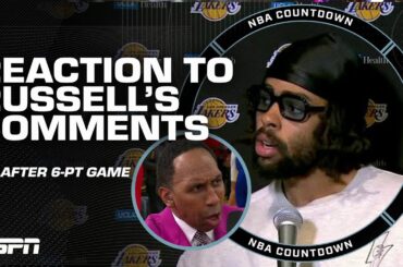 Stephen A.: D'Angelo Russell should be ASHAMED of himself! | NBA Countdown