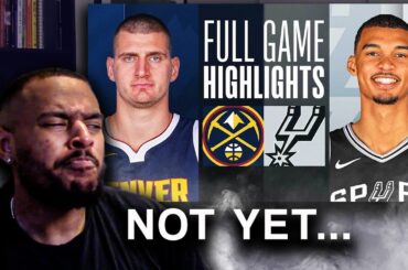 WEMBY NOT READY FOR JOKIC RN!! Denver Nuggets vs San Antonio Spurs Full Game Highlights REACTION