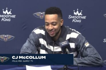 CJ McCollum talks his performance, bench contributions | Pelicans vs. Trail Blazers Postgame 3/16/24