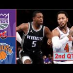 New York Knicks vs Sacramento Kings Full Highlights 2nd QTR - P2 | Mar 16 | NBA Season 2023-2024