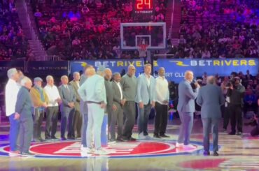 Detroit Pistons' 2004 NBA championship team celebrates 20-year reunion at Little Caesars Arena