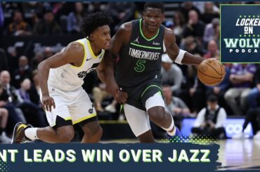 Anthony Edwards does it all as Minnesota Timberwolves shoot their way past the Utah Jazz