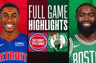 PISTONS at CELTICS | FULL GAME HIGHLIGHTS | March 18, 2024