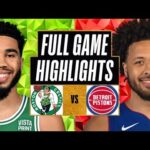 Boston Celtics vs Detroit Pistons FULL GAME Highlights | Mar 18 | 2024 NBA Regular Season