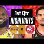 Los Angeles Lakers vs Atlanta Hawks Full Highlights 1st QTR | Mar 18 | 2024 NBA Regular Season