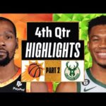 Phoenix Suns vs Milwaukee Bucks 4th QTR - PART 2 Highlights | Mar 17 | 2024 NBA Season