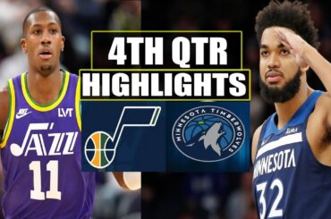 Utah Jazz VS Minnesota Timberwolves 4th QTR GAME HIGHLIGHTS | March 18 | 2024 NBA Season