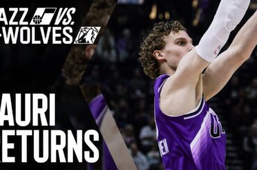 LAURI back in the lineup vs. Timberwolves 💜 | UTAH JAZZ