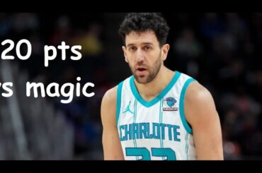 Vasilije Micic 20 Pts 1 Ast Charlotte Hornets vs Orlando Magic HIGHLIGHTS