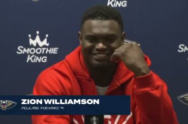 Zion Williamson on road win, Willie Green's growth | Pelicans at Nets Postgame Interview 3/19/24