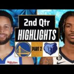 Golden State Warriors vs Memphis Grizzlies 2nd QTR-PART 2 Highlights| Mar 20|2024 NBA Regular Season