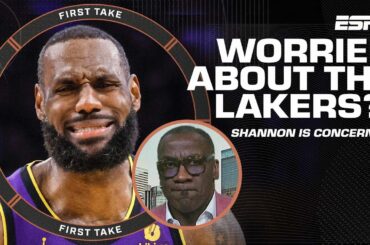 SERIOUS SERIOUS WORRY! 😟 - Shannon Sharpe is concerned about Lakers making a run 👀 | First Take