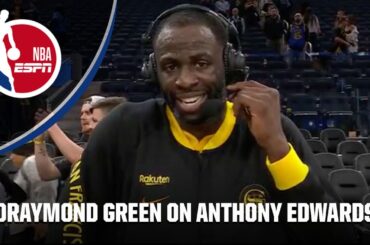 Draymond Green says Anthony Edwards ‘BELIEVES he’s the NEXT FACE OF THE NBA’ 👏 | NBA on ESPN