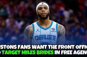 Detroit Pistons fans would want Miles Bridges In Free Agency? | Pistons Talk Q & A