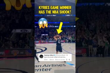 Luka & Dame Lillards REACTION to Kyrie's INSANE GAME WINNER!👀