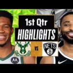 Milwaukee Bucks vs Brooklyn Nets Full Highlights 1st QTR | Mar 21 | 2024 NBA Regular Season