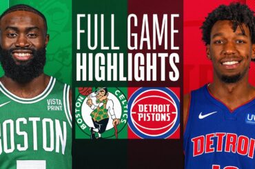 CELTICS at PISTONS | FULL GAME HIGHLIGHTS | March 22, 2024