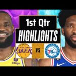 Los Angeles Lakers vs Philadelphia 76ers  Full Highlights 1st QTR | Mar 22 | 2024 NBA Regular Season