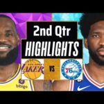 Los Angeles Lakers vs Philadelphia 76ers  Full Highlights 2nd QTR | Mar 22 | 2024 NBA Regular Season