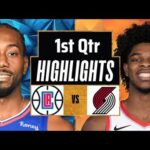 LA Clippers vs Portland Trail Blazers Full Highlights 1st QTR | Mar 22 | 2024 NBA Regular Season