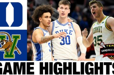 #4 Duke vs Vermont Highlights | 2024 NCAA Men's Basketball Championship | College Basketball