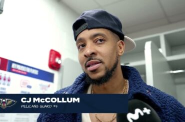 CJ McCollum on Brandon Ingram, win vs. Miami | Pelicans at Heat Postgame Interview 3/22/24