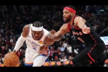 Oklahoma City Thunder vs Toronto Raptors - Full Game Highlights | March 22, 2024 | 2023-24 Season