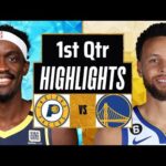 Indiana Pacers vs. Golden State Warriors 1st-QTR Full Highlights | March 22 | NBA Season 2024