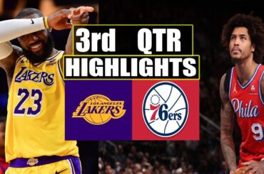 Los Angeles Lakers vs Philadelphia 76ers 3rd QTR HIGHLIGHTS | March 22 | 2024 NBA Season