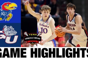 #4 Kansas vs Gonzaga Highlights | 2024 NCAA Men's Basketball Championship | College Basketball