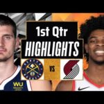 Denver Nuggets vs Portland Trail Blazers Full Highlights 1st QTR | Mar 23 | 2024 NBA Regular Season