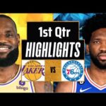 Los Angeles Lakers vs. Philadelphia 76ers 1st-QTR P2 Highlights | March 22 | NBA Season 2024