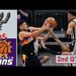 Phoenix Suns vs San Antonio Spurs Full Highlights 2nd QTR - P1 | 23 Mar | NBA Season 2023-24